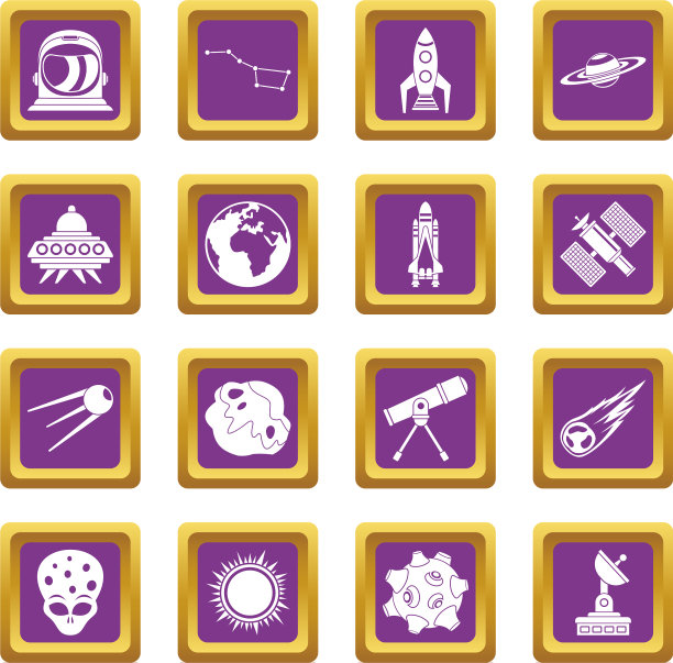 空间图标设置为紫色图片下载