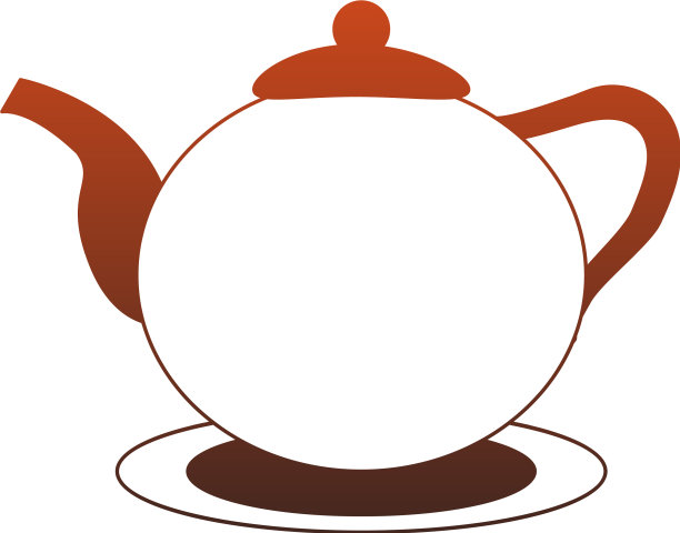 瓷壶隔离红线图片下载