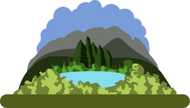 孤立的景观形象图片下载