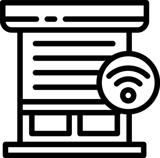 智能百叶窗图标轮廓样式图片下载