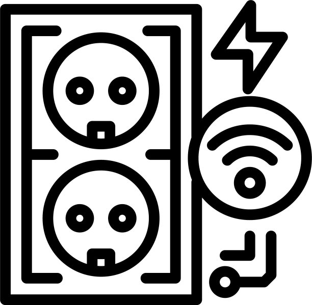 电源插座图标轮廓样式图片下载