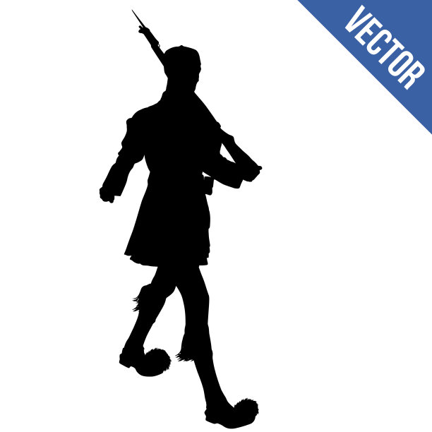 Evzone的总统卫队剪影图片下载