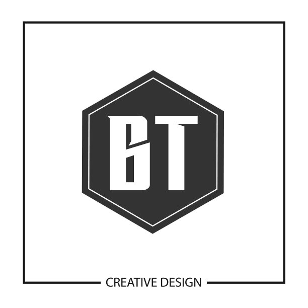 字母BT logo设计模板图片下载