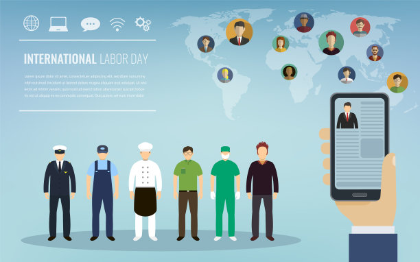 不同职业的人的职业设置图片下载