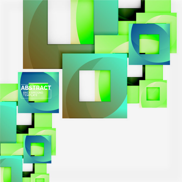 颜色方块组成与文字几何图片下载