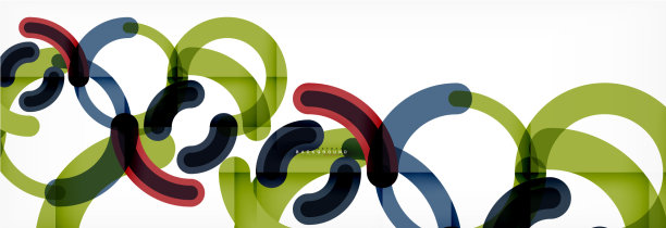 勾勒笔画圆构成图片下载