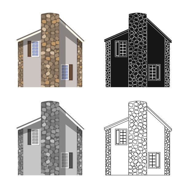 建筑和正面符号图片下载