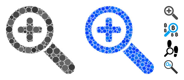 放大合成图标圆点图片下载