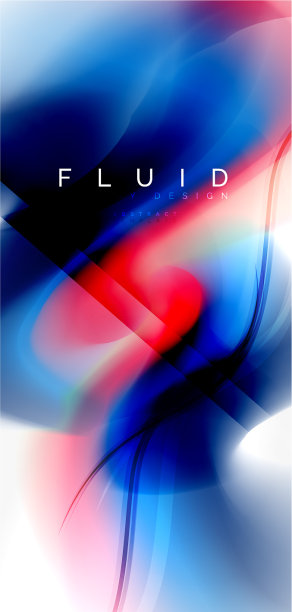 混合液体颜色流动抽象背景图片下载