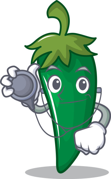 绿辣椒医生卡通人物图片下载