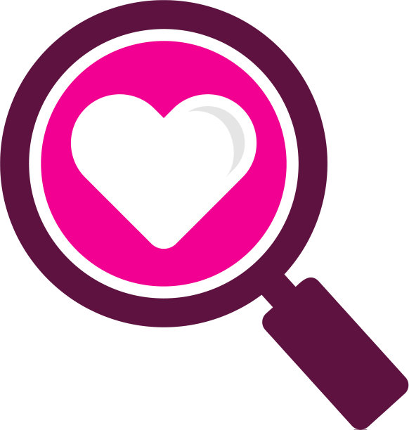 搜索爱标志图标设计图片下载