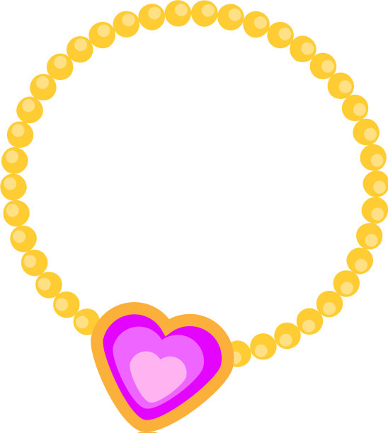 心形公主项链图片下载