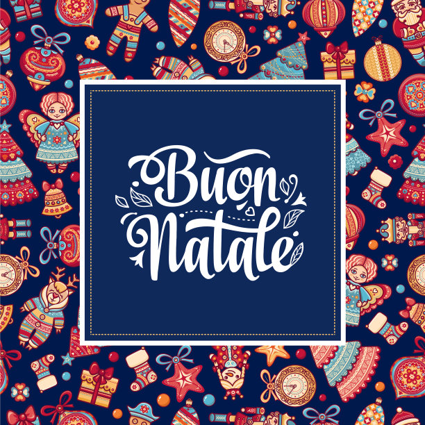 buon natale 圣诞模板图片下载