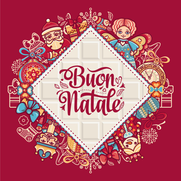 buon natale 圣诞模板图片下载