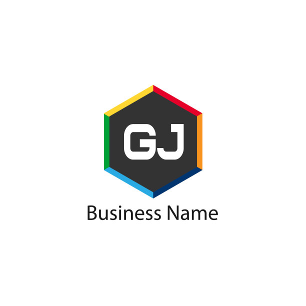 首字母GJ标志模板设计图片下载