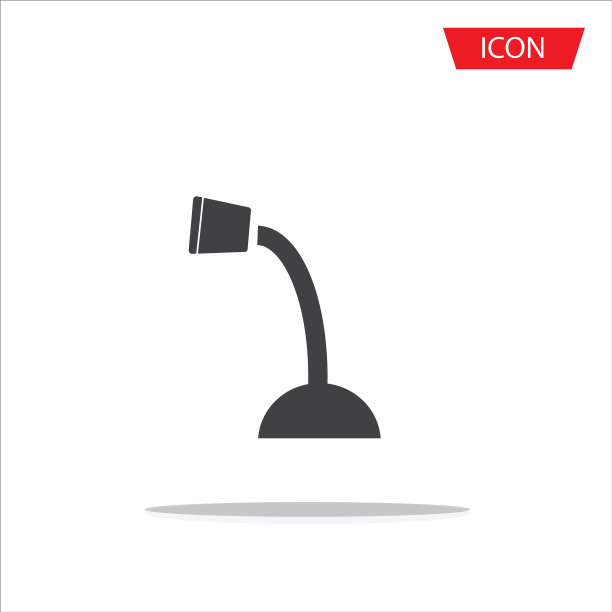 麦克风图标隔离在白色背景图片下载