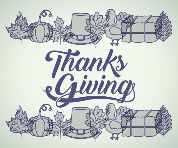 感谢给定的图标集设计图片下载