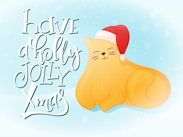 扁平式胖姜猫图片下载