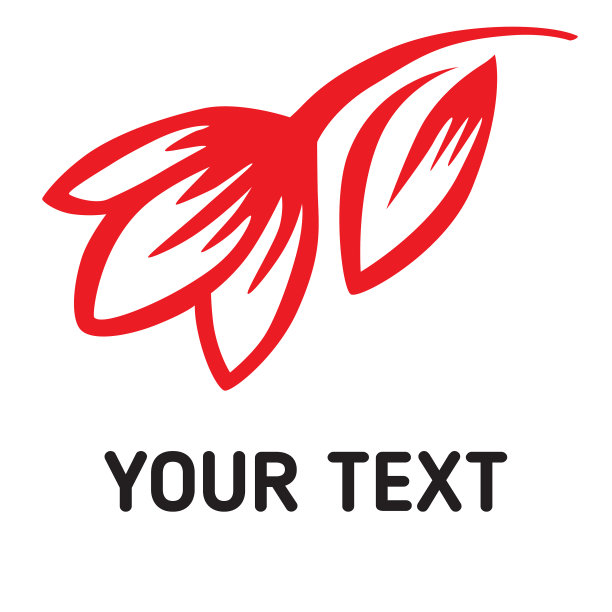 古体字书法字郁金香配图片下载