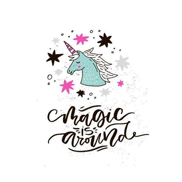 handdrawn独角兽图片下载