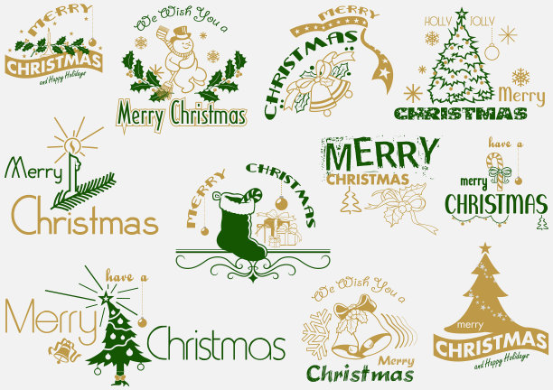 圣诞快乐，排版图片下载