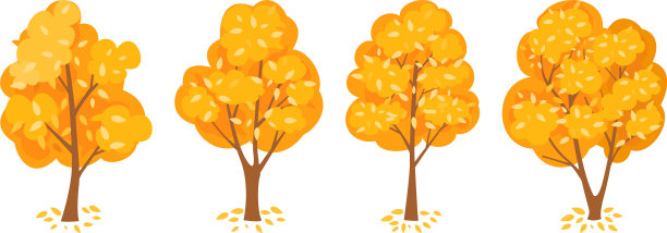 秋天的树组图片下载