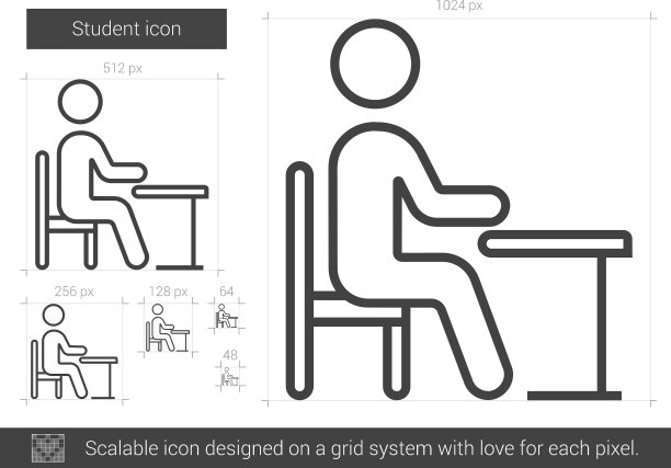学生一行图标图片下载