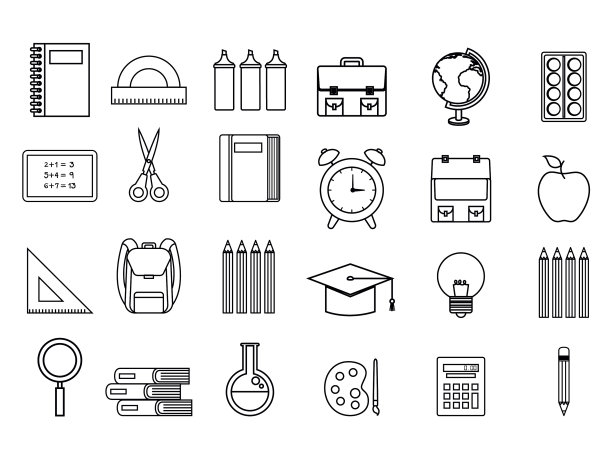回到学校设置图标图片下载