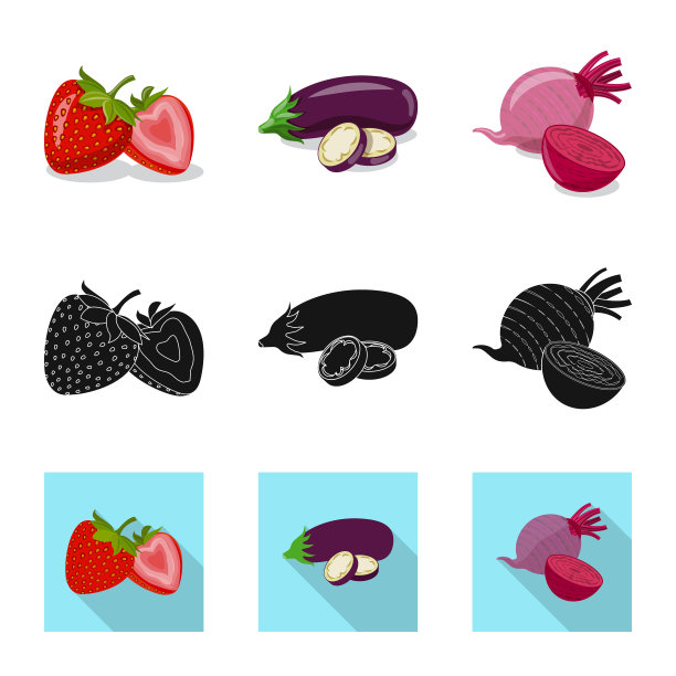 蔬果标志设计图片下载