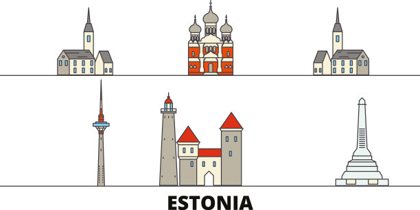 爱沙尼亚平地标图片下载