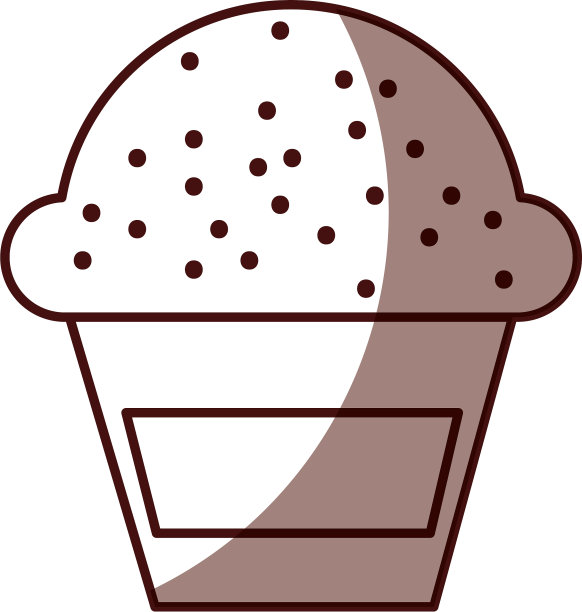 杯子蛋糕甜的图标图片下载