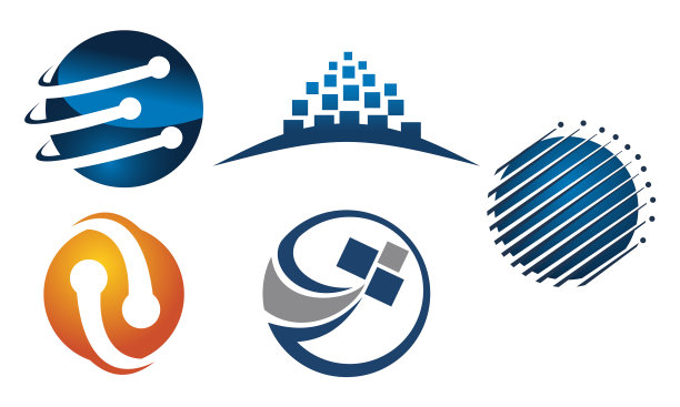 技术连接标志集图片下载