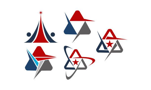 现代Logo字母A解决方案图片下载