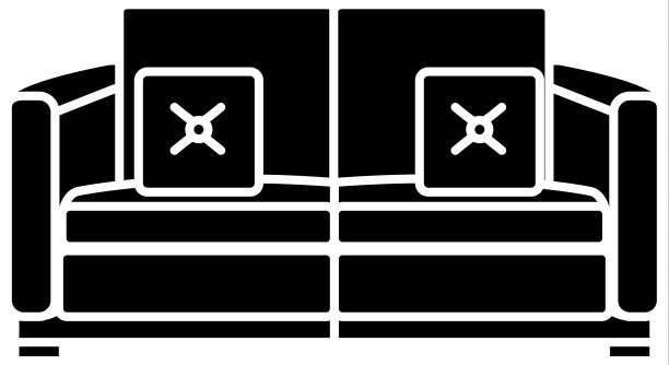 舒适的沙发上孤立图片下载