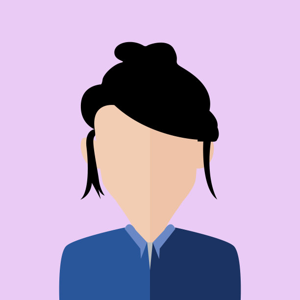 头发凌乱的商务女性肖像图片下载