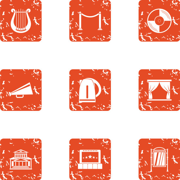 曝光图标设置垃圾摇滚风格图片下载