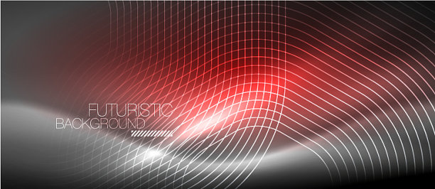 霓虹发光线魔术能量空间光图片下载