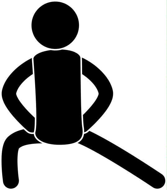 人类轮廓做运动图片下载