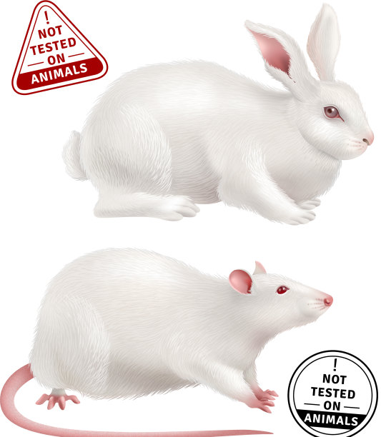 没有动物测试逼真的图标图片下载