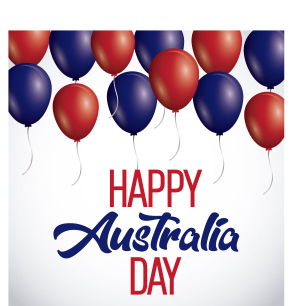 快乐澳大利亚日背景图片下载