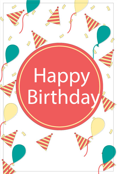 生日粉红色卡片图片图片下载