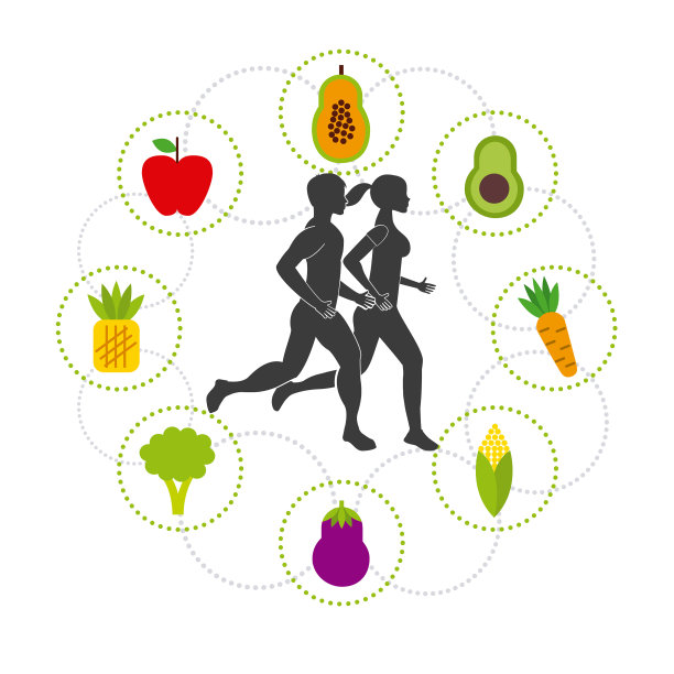 健康的生活方式设计图片下载