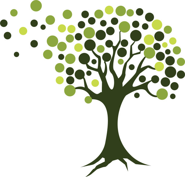 绿叶生态标志，自然元素图标图片下载