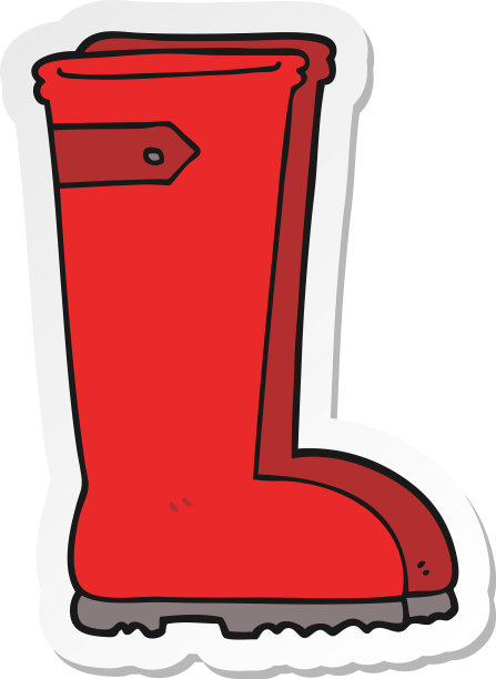 卡通惠灵顿靴子贴纸图片下载