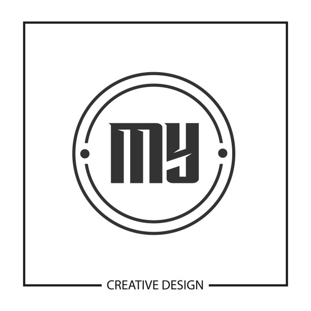 字母MY标志模板设计图片下载