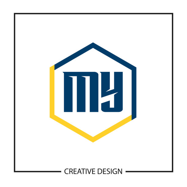 字母MY标志模板设计图片下载