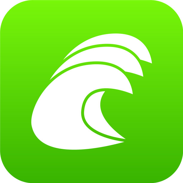 海浪高图标简约风格图片下载