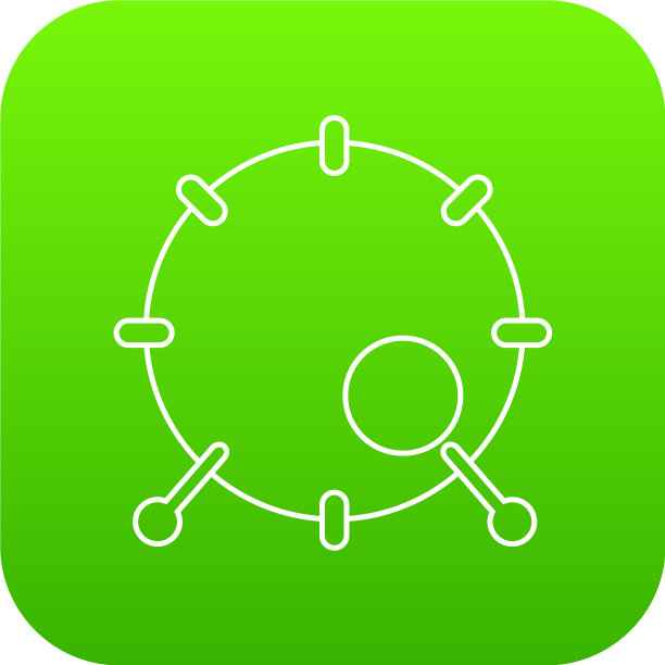 鼓绿色图标图片下载