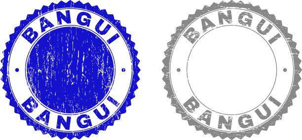 纹理班吉垃圾邮票图片下载