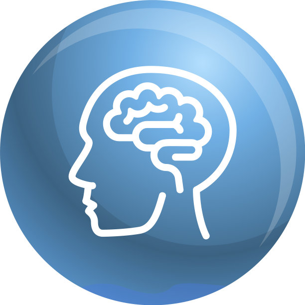 人脑思维图标轮廓图片下载